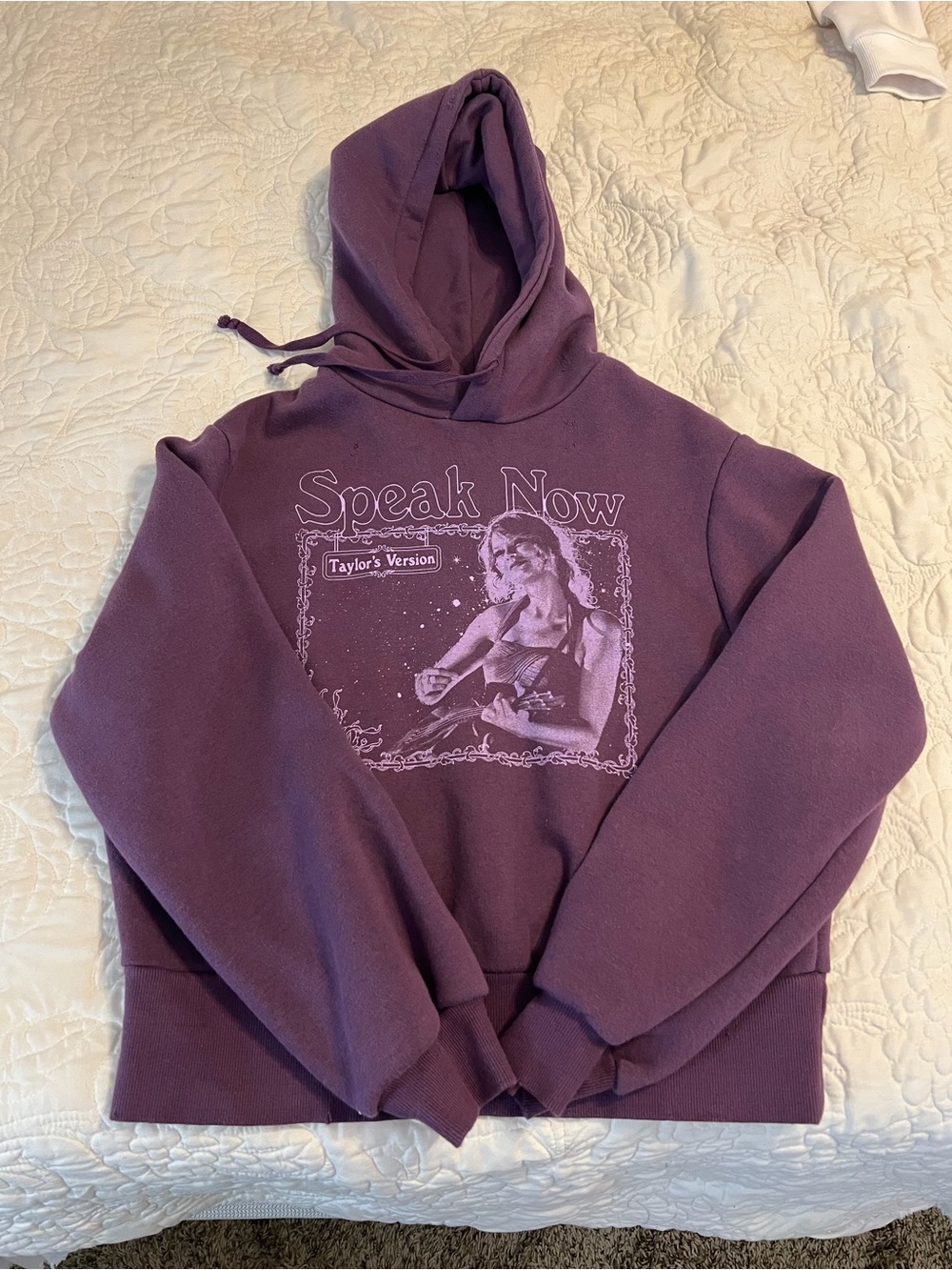 Taylor Swift Purple 'Speak Now' Graphic Hoodie